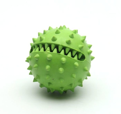 Oem Rubber Chew Toys Pet 7cm Cleaning Dog Toys Eco Friendly
