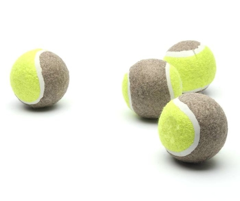 Durable Fetch 2 Inch Chew Proof Tennis Balls Rubber Dog Pet Toys Eco Friendly