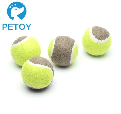 Outdoor Pet Training Durable Pet Toys / Large Tennis Balls For Dogs