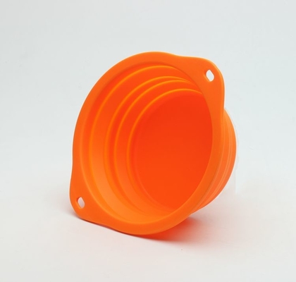 Convenient Microwave  Silicone Folding Bowl Unbreakable  For Camping
