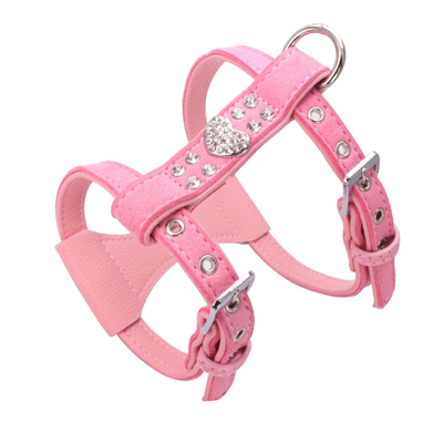 Reversible No Pull Glass Shape Tiny Dog Harness / Working Dog Harness Fashion Design