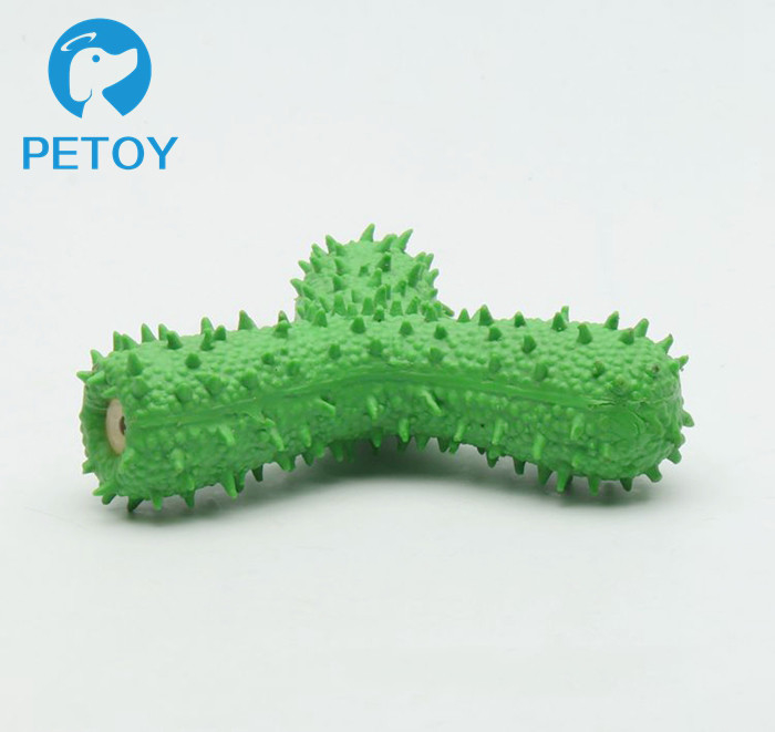 Eco - Friendly Interactive Squeaky Dog Toys For Aggressive Chewers 12cm Diameter