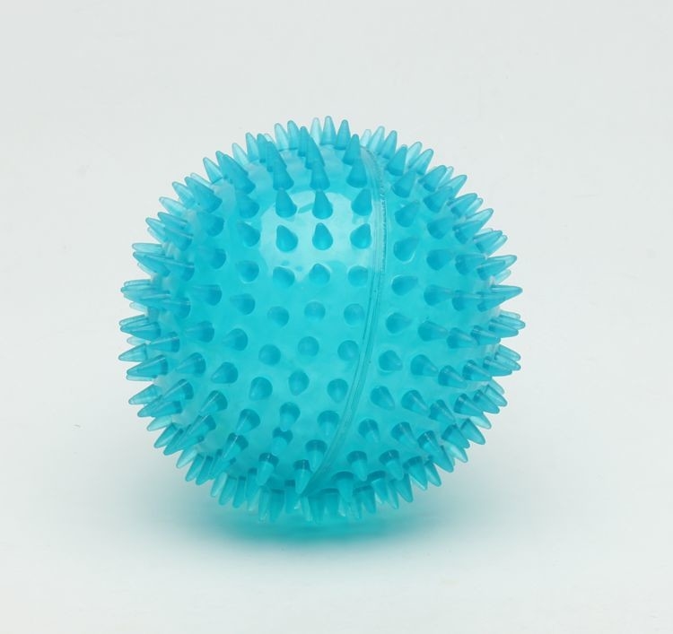 Soft Bouncing  TPR Dog Toy Plastic Squeaky Dog Balls Customized Color