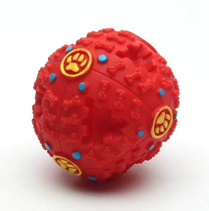 Non toxic pet toy treat ball vinyl pet treat ball for sale china