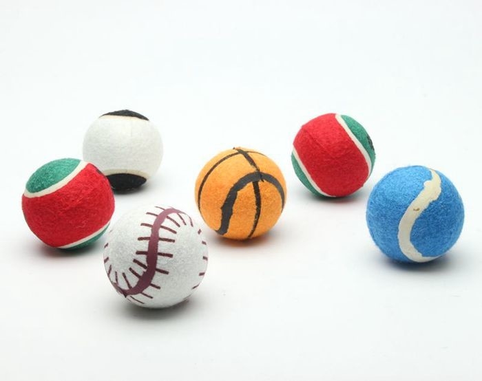cheap Tennis ball pack custom printed tennis balls for dog fetch