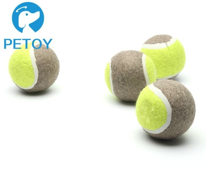 Outdoor Pet Training Durable Pet Toys / Large Tennis Balls For Dogs