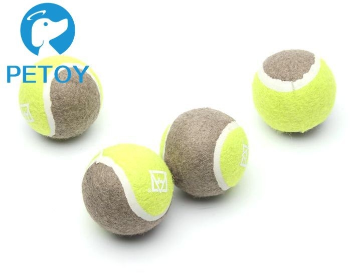 Outdoor Pet Training Durable Pet Toys / Large Tennis Balls For Dogs