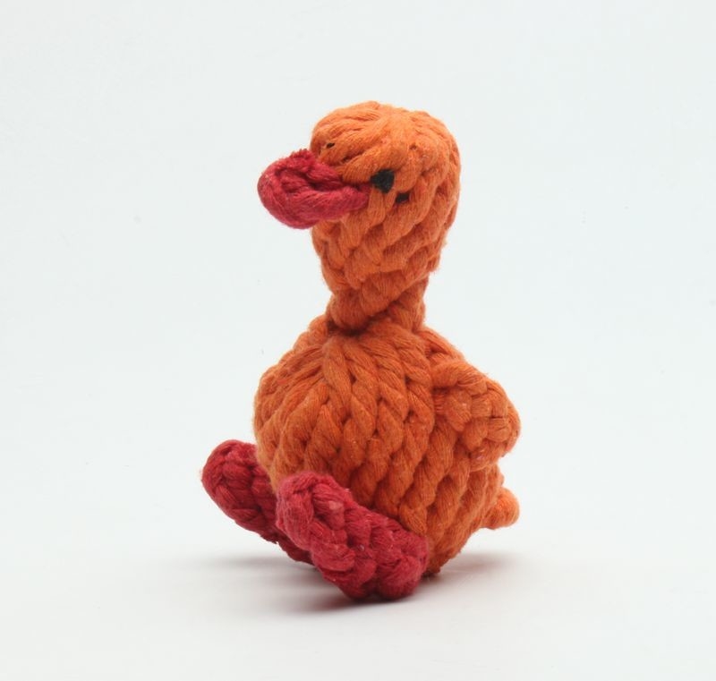 Cute Duck  Durable Pet Toys  Rope Toys For Puppies Unique Design 84g Weight