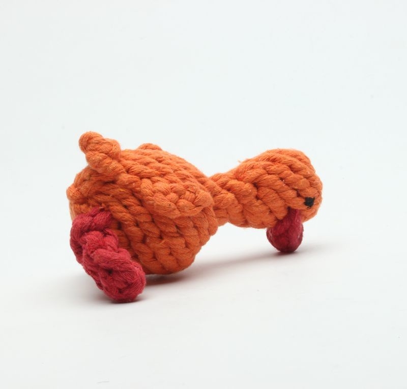 Cute Duck  Durable Pet Toys  Rope Toys For Puppies Unique Design 84g Weight