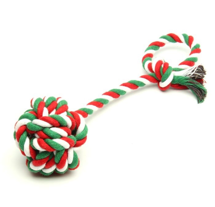 Eye - Catching  Durable Dog Rope Pull Toys Varied Bright And Fun Patterns
