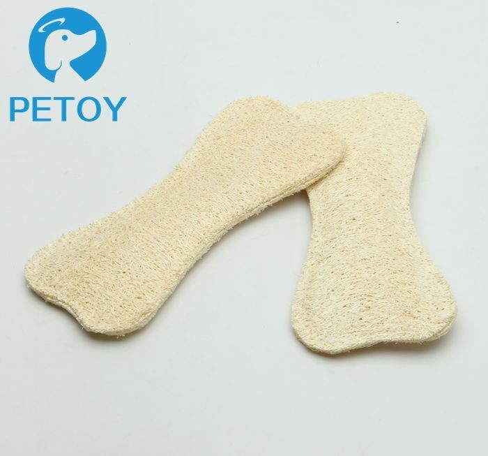 Good quality Eco-friendly nature loofah pet dog toys