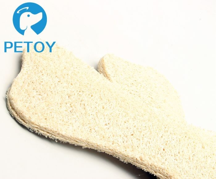 Good quality Eco-friendly nature loofah pet dog toys