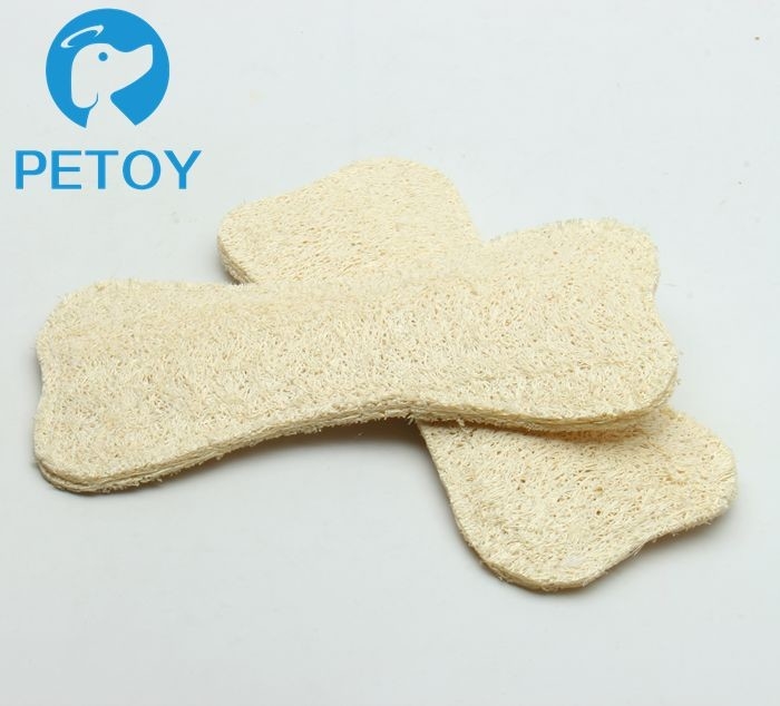 Good quality Eco-friendly nature loofah pet dog toys