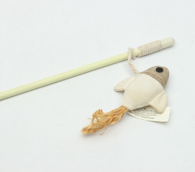 Fish Shape cat teaser cat teaser stick toy cat toy teaser wand