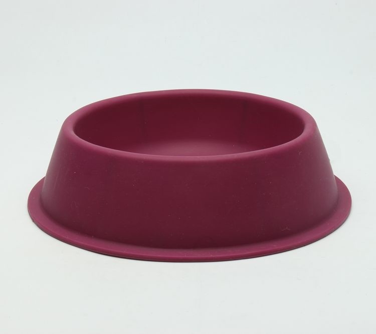 Round Custom Silicone Plastic Pet Bowls FDA Food Grade  Eco - Friendly