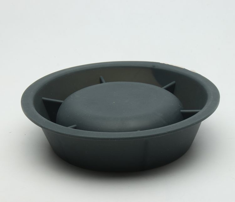 Round Custom Silicone Plastic Pet Bowls FDA Food Grade  Eco - Friendly