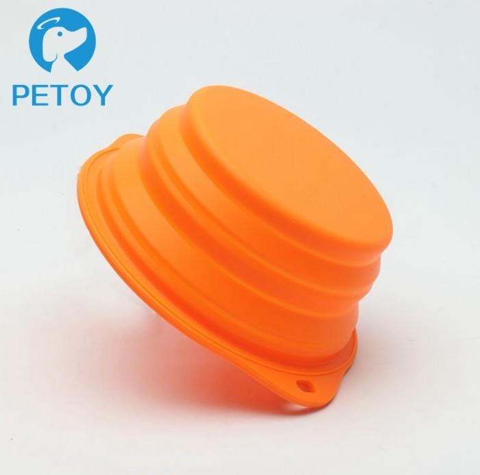 Convenient Microwave  Silicone Folding Bowl Unbreakable  For Camping