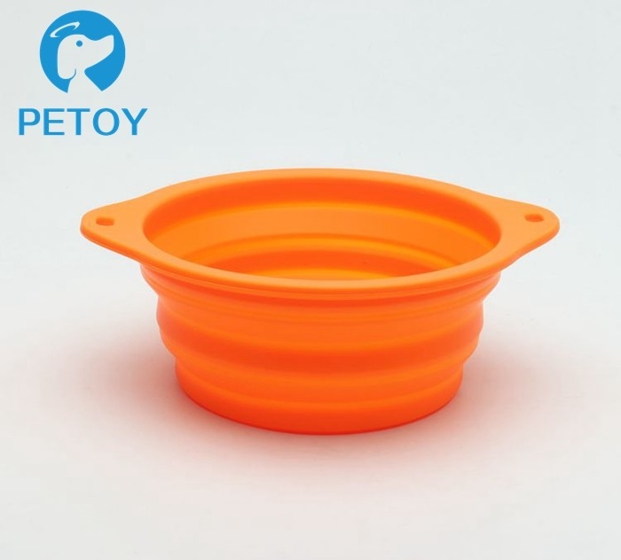 Convenient Microwave  Silicone Folding Bowl Unbreakable  For Camping