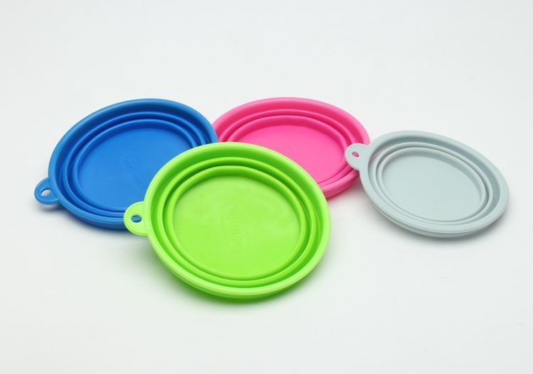 Custom Portable Collapsible Silicone Dog Water Bowl Oem Service