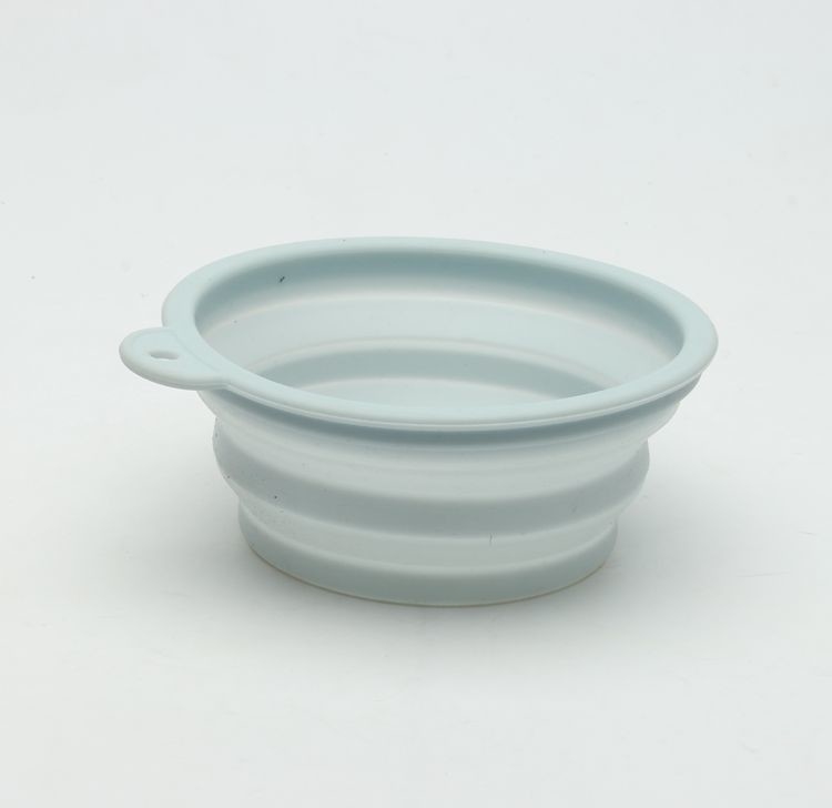 Custom Portable Collapsible Silicone Dog Water Bowl Oem Service