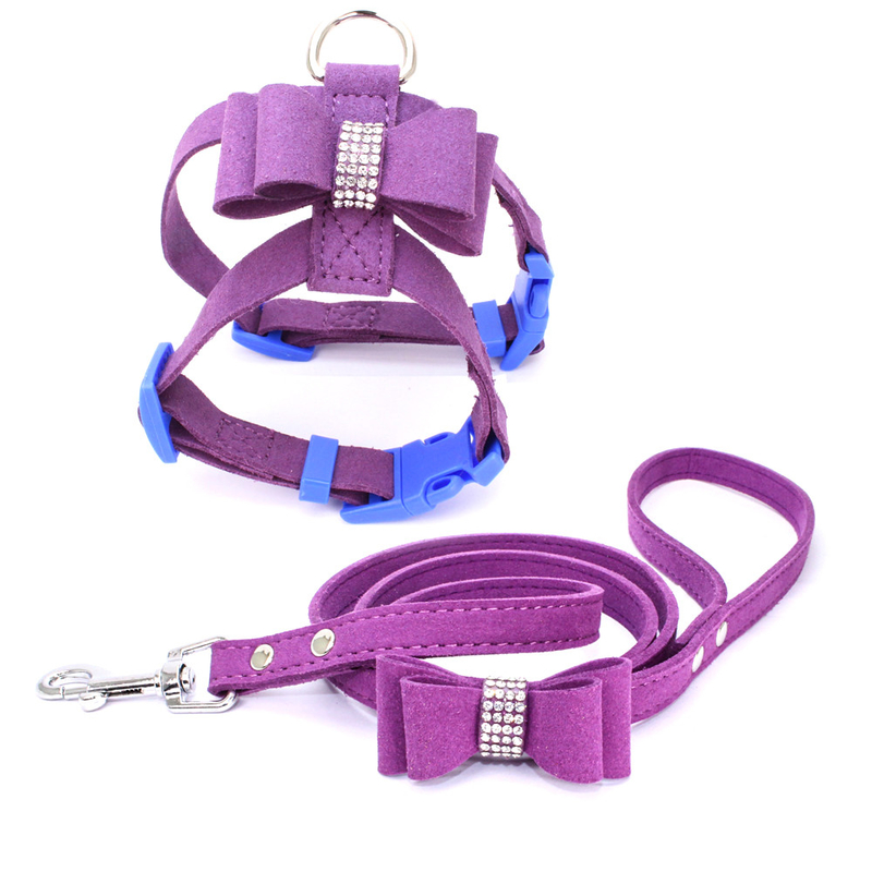 HP-055 Colorful Dog Collars And Leashes High Strength Small Size For Safety