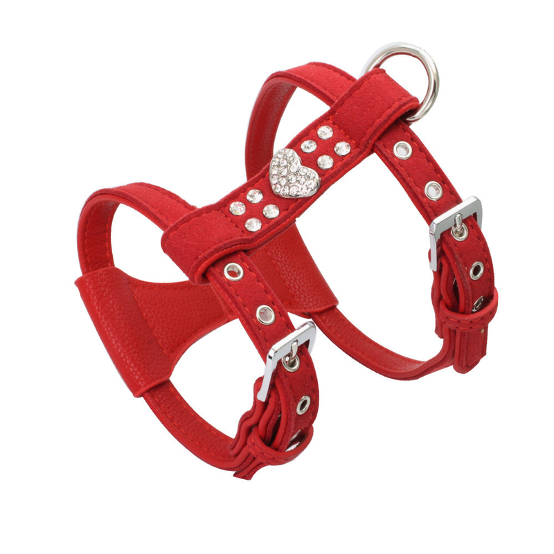 Reversible No Pull Glass Shape Tiny Dog Harness / Working Dog Harness Fashion Design