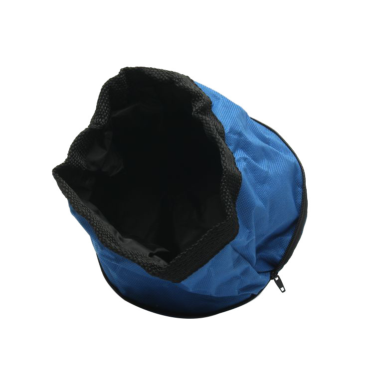 Canvas Travel Foldable Dog Bowl Dog Water Bowl Easy Pack Lightweight 15 * 5cm